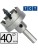 FI 40 x 12 mm Otwornica TCT