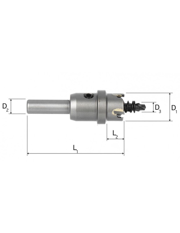 FI 18 x 12 mm Otwornica TCT