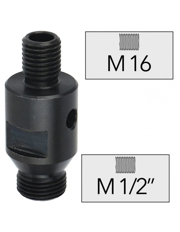 Adapter Czop Przejściówka z Gwintu M16 na 1/2