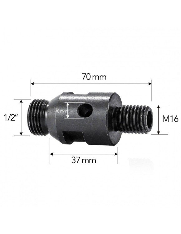 Adapter Czop Przejściówka z Gwintu M16 na 1/2