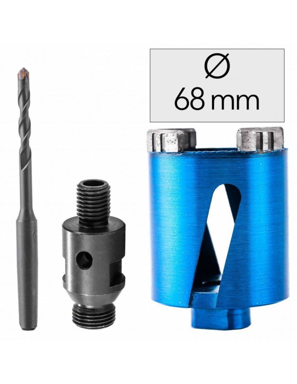 FI 68mm Wiertło Puszkowe Do Wiertnic Zestaw Elektryka