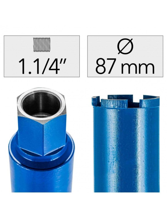 Fi 87 x 450 mm Wiertło Diamentowe 1.1/4"