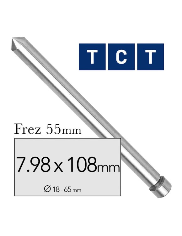 7,98 x 108 mm Pilot do wiertła trepanacyjnego TCT [55mm]