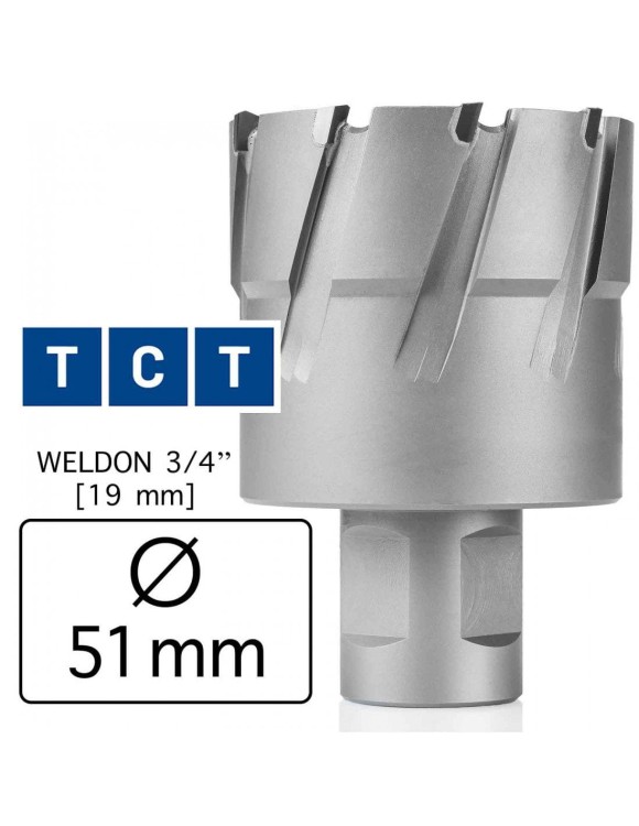 FI 51 x 55 mm Frez Trepanacyjny TCT