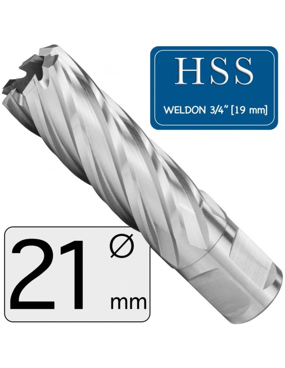 FI 21 x 55 mm Frez Trepanacyjny HSS