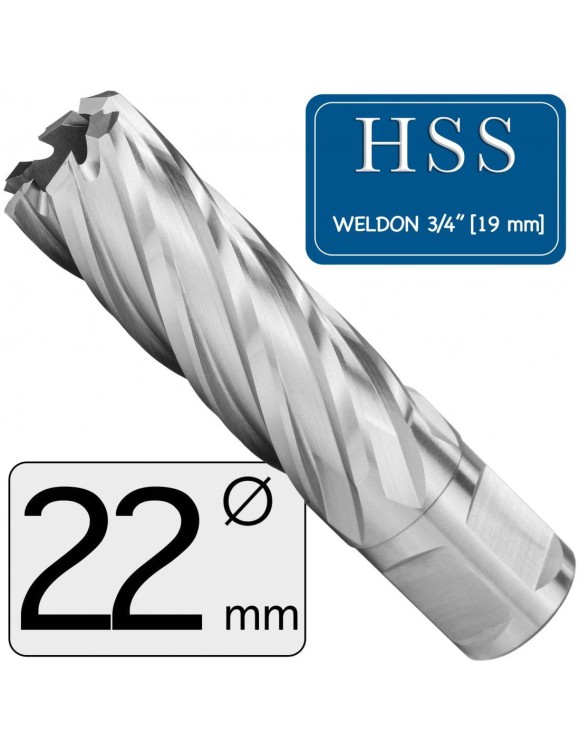 FI 22 x 55 mm Frez Trepanacyjny HSS
