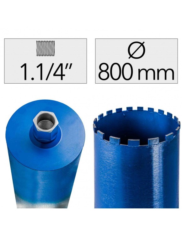 Fi 800 x 450 mm Wiertło Diamentowe 1.1/4"