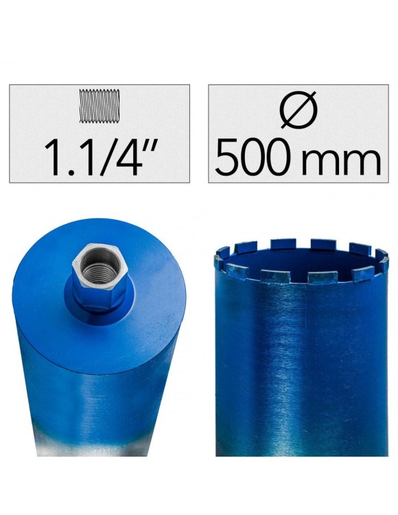 Fi 500 x 450 mm Wiertło Diamentowe 1.1/4"