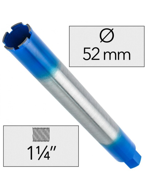 Fi 52 x 450 mm Wiertło Diamentowe 1.1/4"