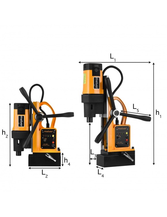 Wiertarka Magnetyczna MV - 28RC Zestaw 2