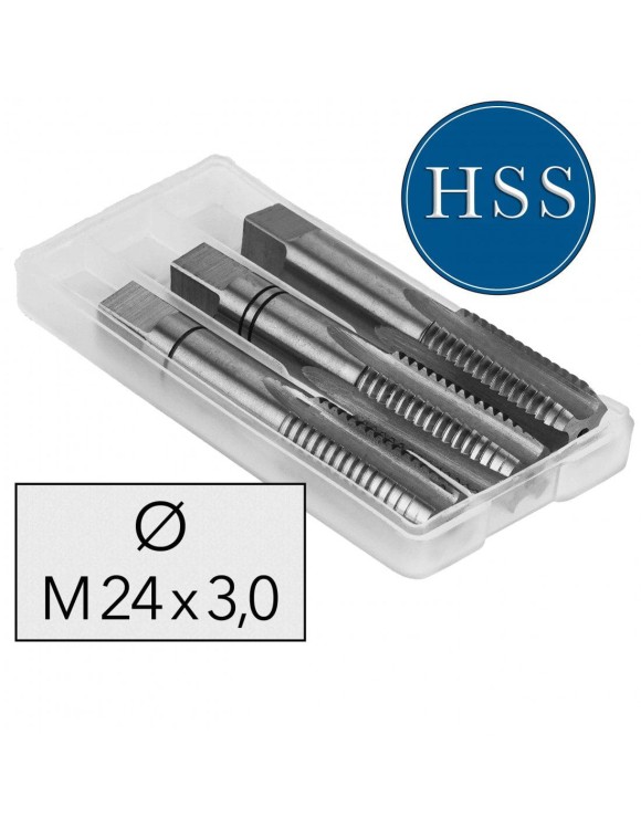 M24x3,0 Gwintownik Ręczny 3-Częściowy HSS
