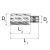 FI 40 x 40 mm Frez Trepanacyjny HSS Chwyt Fein Quick-In