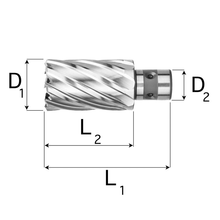 FI 40 x 40 mm Frez Trepanacyjny HSS Chwyt Fein Quick-In