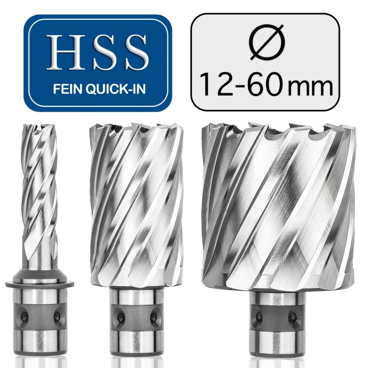 FI 40 x 40 mm Frez Trepanacyjny HSS Chwyt Fein Quick-In