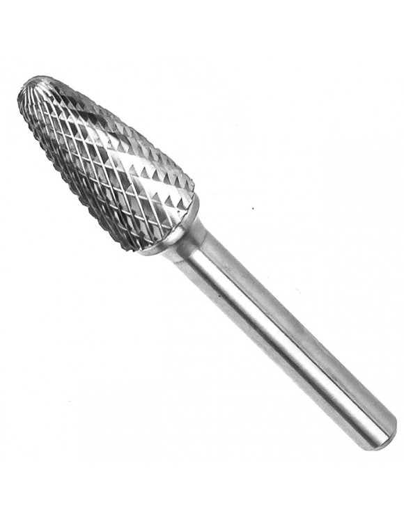 12 mm Pilnik Obrotowy do metalu RBF ostrołukowy Zaokrąglony