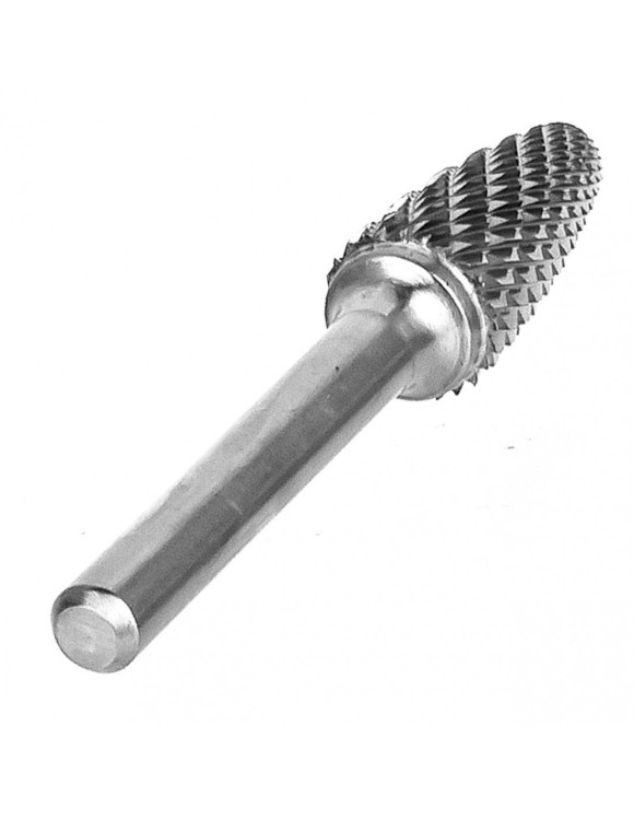 12 mm Pilnik Obrotowy do metalu HM ostrołukowy Zaokrąglony RBF chwyt 8 mm