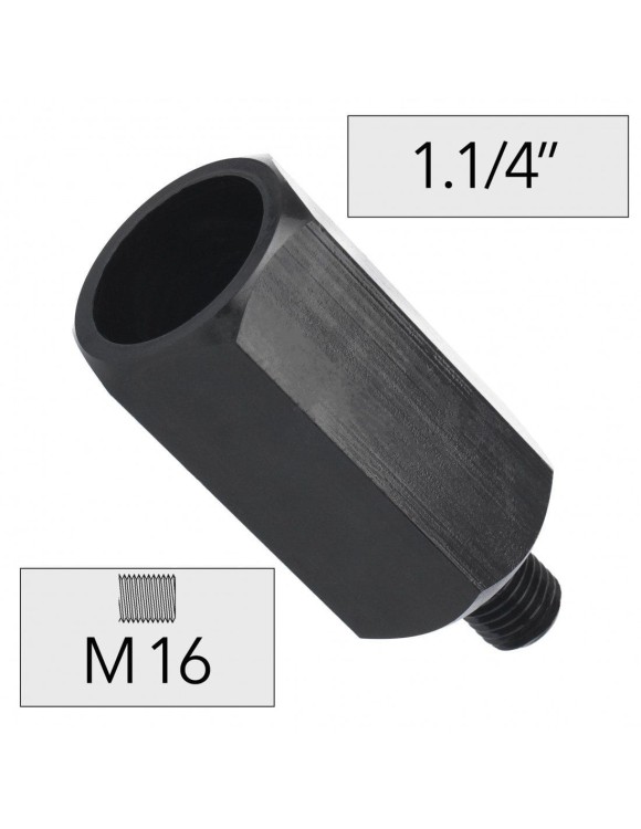 Adapter / Przejściówka 1.1/4" mufa na M16 czop