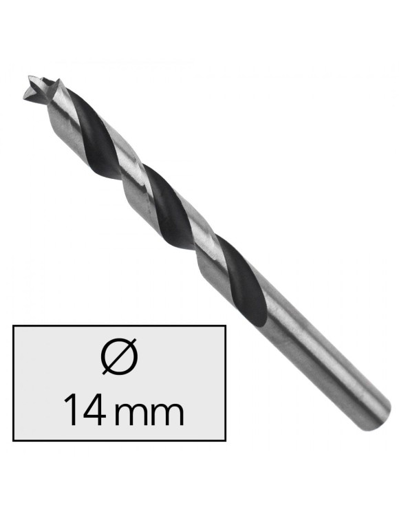 FI 14 mm Wiertło do drewna spiralne Professional