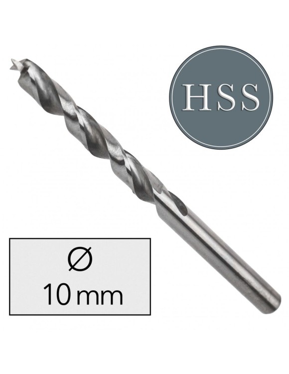 FI 10 mm Wiertło do drewna HSS Professional