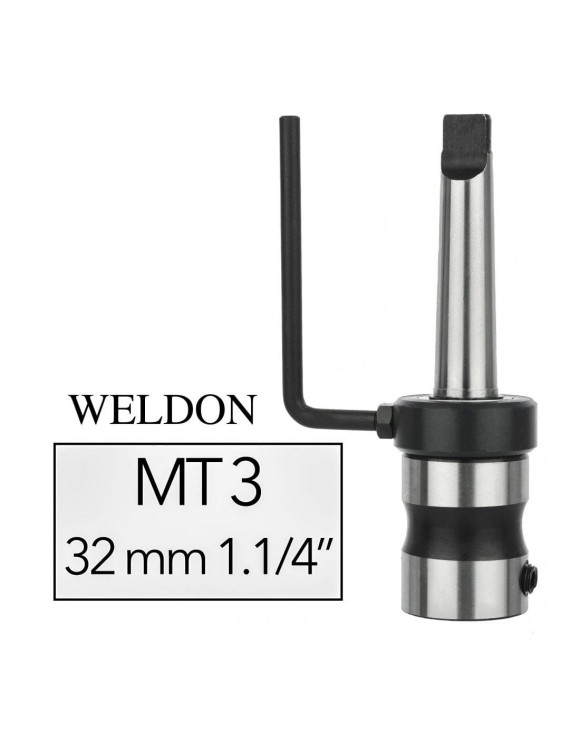 MK3 Uchwyt Wiertarski na Frezy Weldon 32 mm z chłodzeniem