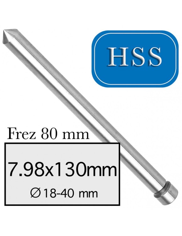 7,98x130mm Pilot do wiertła trepanacyjnego HSS [80mm]