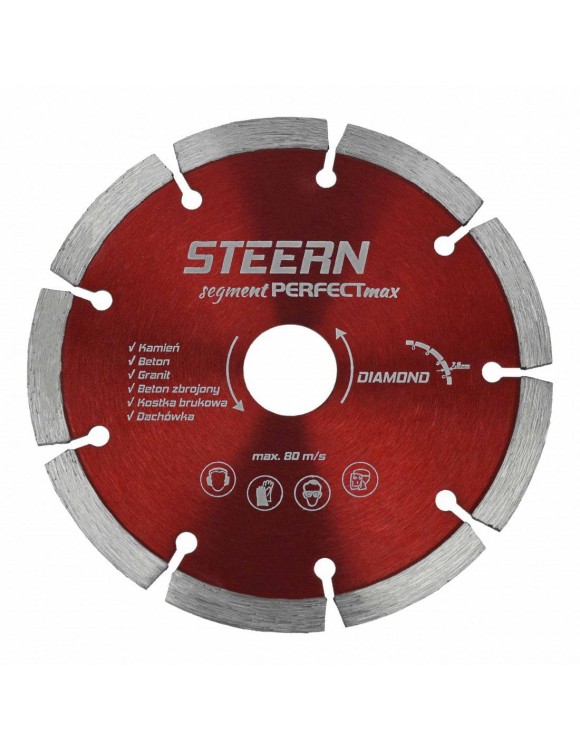 125 x 22,23 mm Tarcza diamentowa segment STEERN