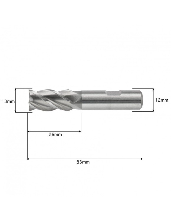 13 x 26 mm Frez trzpieniowy HSSE Co8 krótki