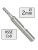 2 x 7 mm Frez trzpieniowy HSSE Co8 krótki