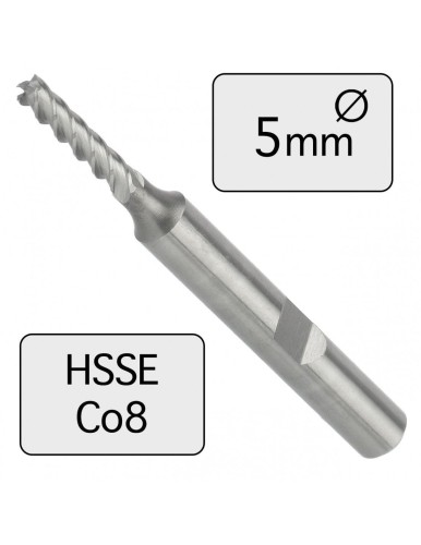 5 x 24 mm Frez trzpieniowy HSSE Co8 długi