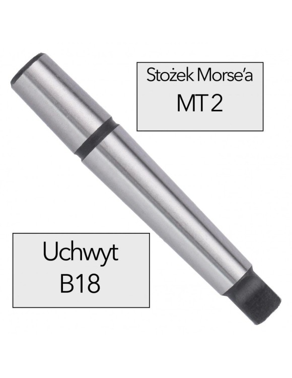 Trzpień do uchwytu wiertarskiego MK2 B18