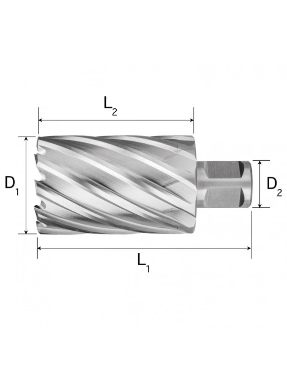 Fi 37 x 80 mm Frez Trepanacyjny HSS