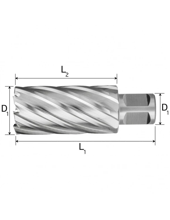 Fi 34 x 80 mm Frez Trepanacyjny HSS