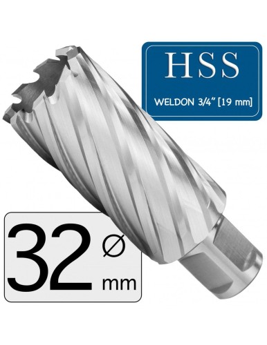 Fi 32 x 80 mm Frez Trepanacyjny HSS