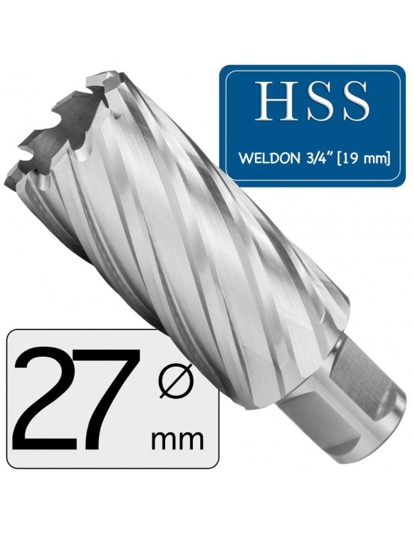 Fi 27 x 80 mm Frez Trepanacyjny HSS