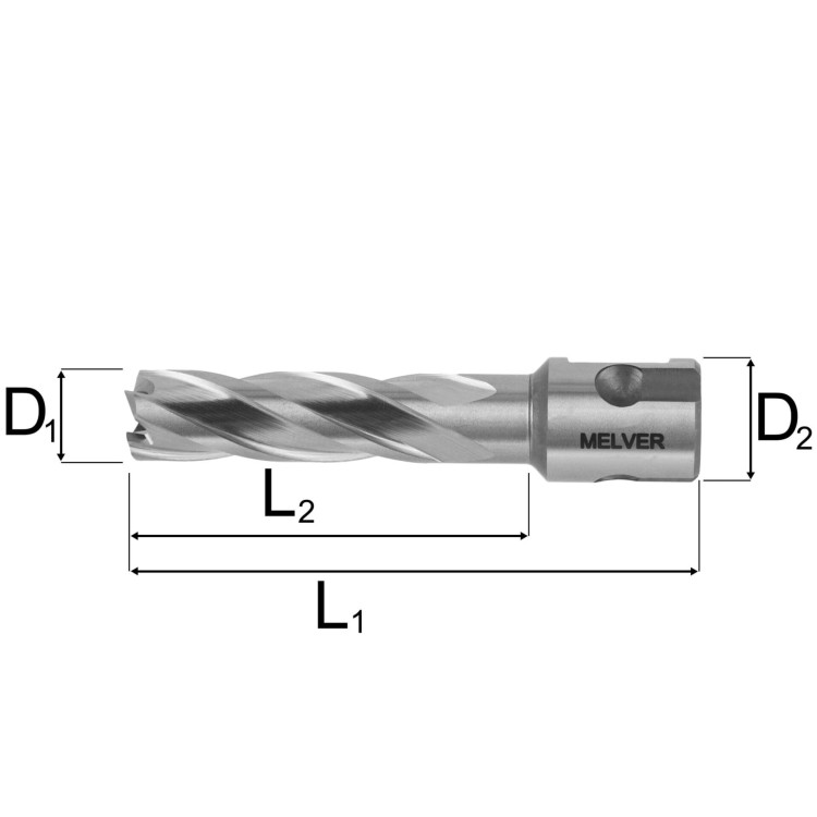 17 x 55 Frez trepanacyjny HSS Weldon + Nitto