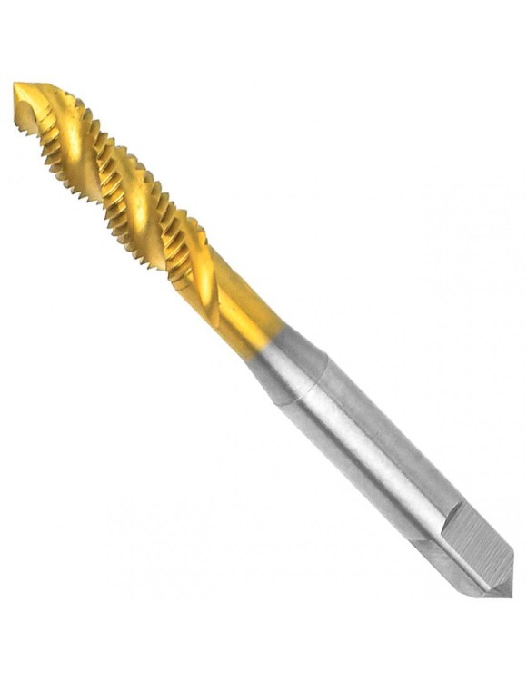 M4x0,7 Gwintownik Maszynowy HSSE Co5 TIN DIN 371 Skrętny