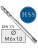 M6x1,0 Gwintownik Maszynowy HSS DIN 371 Skrętny