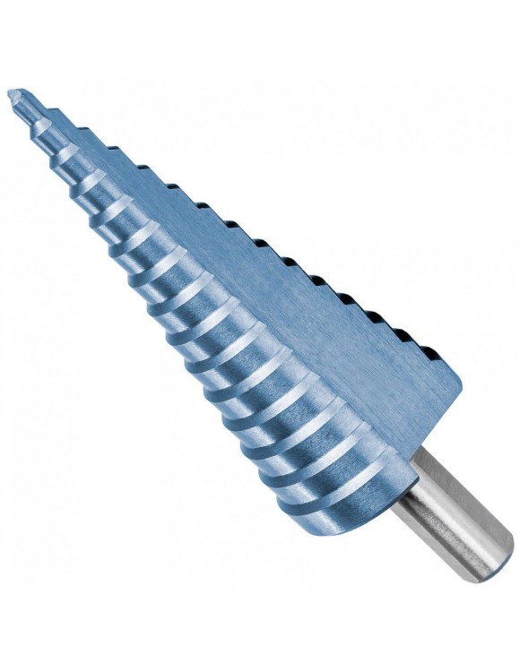 4-12 mm Wiertło stopniowe stożkowe HSS TiAIN Proste