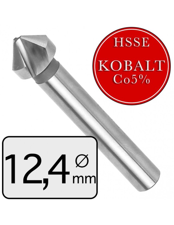 FI 12,4 mm Pogłębiacz fazownik stożkowy HSSE DIN 335