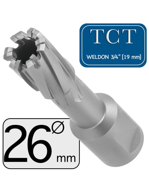 Fi 26 x 40 mm Frez Trepanacyjny TCT