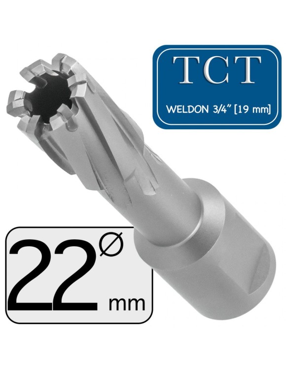 Fi 22 x 40 mm Frez Trepanacyjny TCT