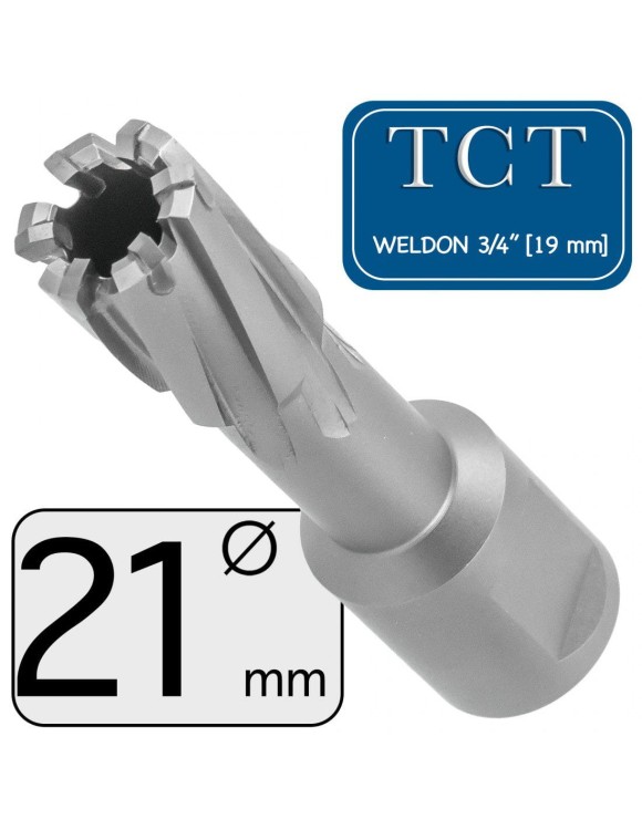 Fi 21 x 40 mm Frez Trepanacyjny TCT