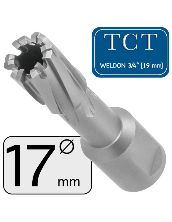 Fi 17 x 40 mm Frez Trepanacyjny TCT