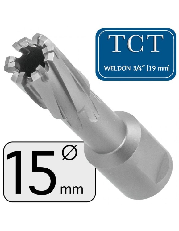 Fi 15 x 40 mm Frez Trepanacyjny TCT