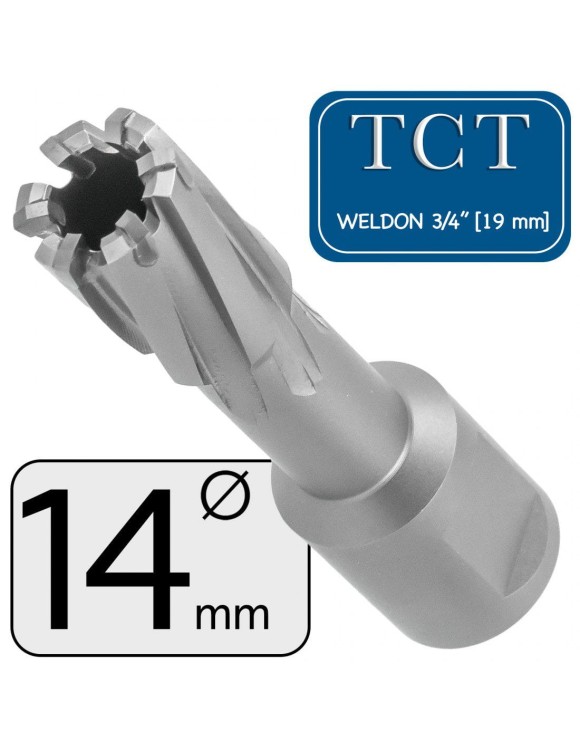 Fi 14 x 40 mm Frez Trepanacyjny TCT