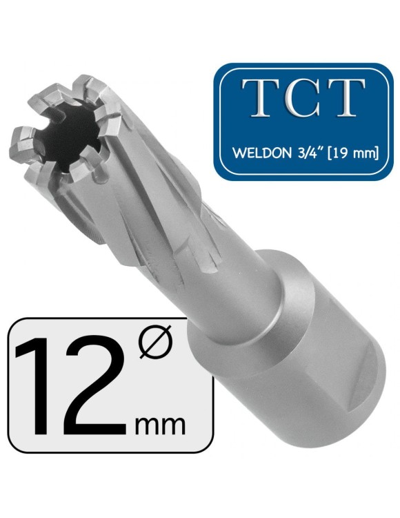 Fi 12 x 40 mm Frez Trepanacyjny TCT
