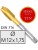 M12x1,75 Gwintownik Maszynowy HSSE Co5 TiN DIN 376 Prosty