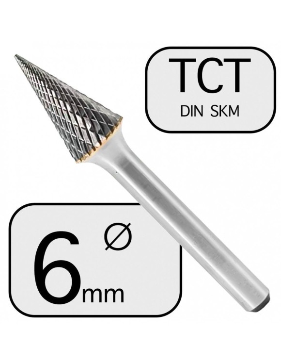 6 mm Pilnik Obrotowy SKM Stożkowy