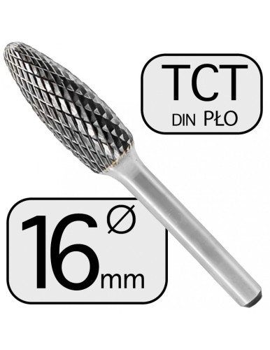 16 mm Pilnik Obrotowy PŁO Płomień
