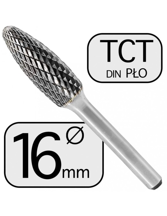 16 mm Pilnik Obrotowy PŁO Płomień